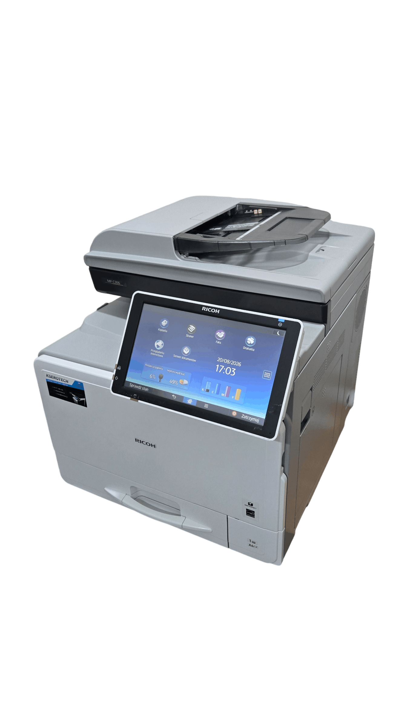 Ricoh MPC 306 — kserokopiarka kolorowa A4
